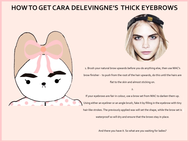 cara delevingne's eyebrows